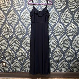 Bill Levkoff Bridesmaid Dress - Navy Size 10